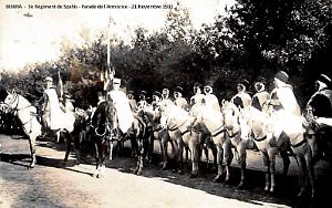 BISKRA - 3E REGIMENT DE SPAHIS - PARADE DE L'ARMISTICE - 21 NOVEMBRE 1931
